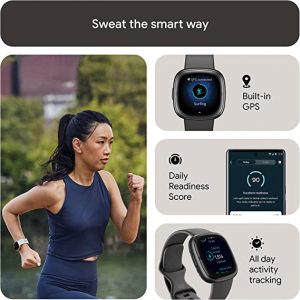 Fitbit Sense 2 Advanced Health and Fitness Smartwatch - Blue Mist/Soft Gold Aluminum